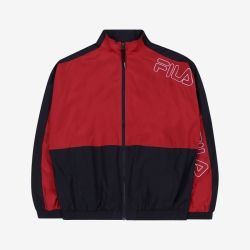 Fila Heritage Warm-up Track Top - Miesten Liivit - TummanPunainen | FI-23972